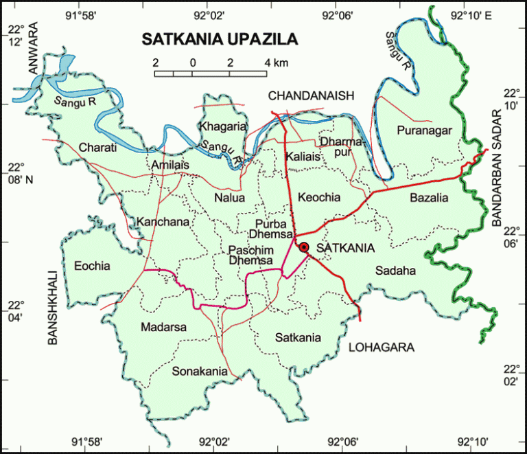 সাতকানিয়ার ভৌগলিক পরিচিতি