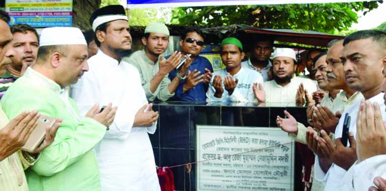 সাতকানিয়ার ছদাহায় তিনটি সড়কের উন্নয়ন কাজ উদ্বোধনে এম.পি নদভী