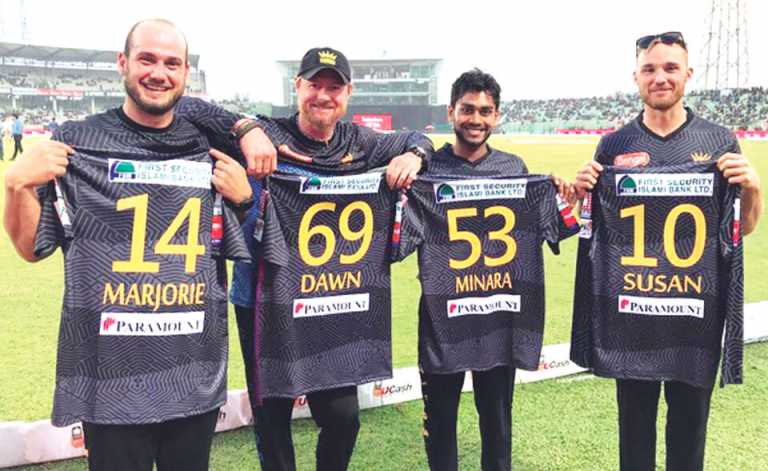 রাজশাহীর ক্রিকেটারদের জার্সিতে মায়ের নামও থাকছে