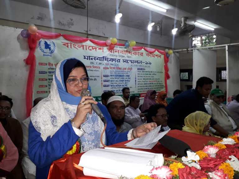 বাল্য বিয়ের বিরুদ্ধে প্রতিরোধ গড়ে তুলুনঃ মিসেস রিজিয়া রেজা চৌধুরী