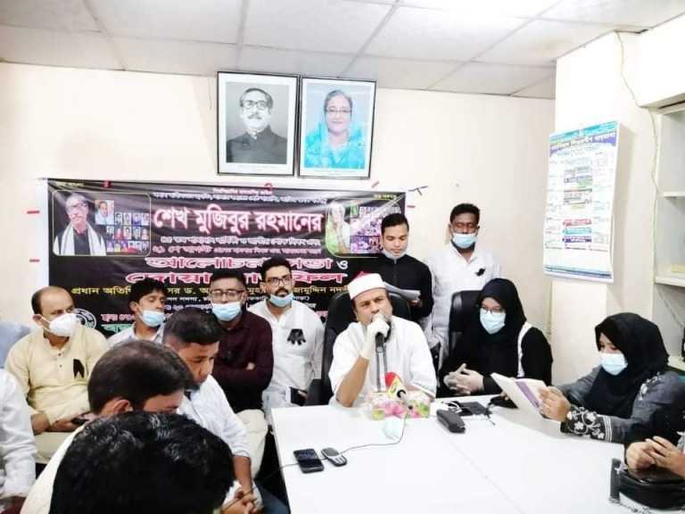 শত ষড়যন্ত্রের মাঝেও বঙ্গবন্ধু কন্যা শেখ হাসিনা দেশকে মুক্তিযুদ্ধের চেতনায় ফিরিয়ে আনতে সক্ষম হয়েছেন।                   —- ড. আবু রেজা নদভী এমপি
