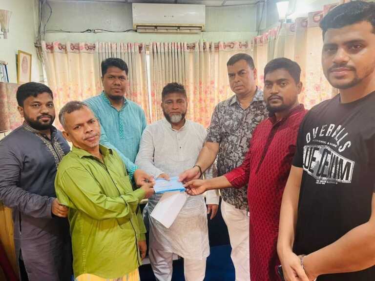 কিডনি রোগে আক্রান্ত আকিলের পাশে “কেঁওচিয়া সমিতি-চট্রগ্রাম”