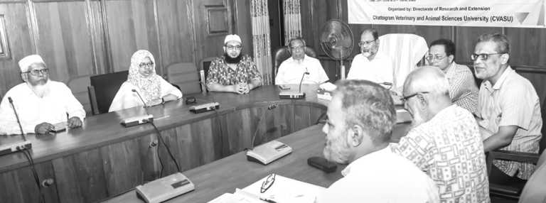 চট্টগ্রাম ভেটেরিনারি ও এনিম্যাল সাইন্সেস বিশ্ববিদ্যালয়ে শুরু হয়েছে ২ দিনব্যাপী বার্ষিক গবেষণা পর্যালোচনা কর্মশালা