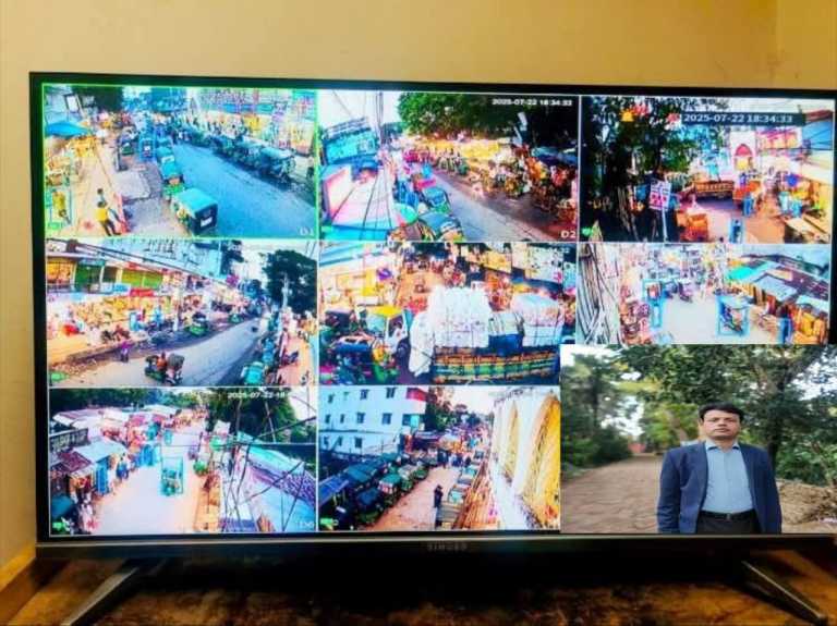 বাঁশখালীর গুনাগরী খাসমহলে সিসি ক্যামেরা স্থাপন
