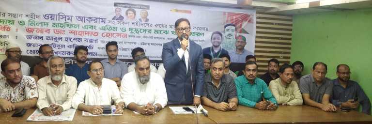 ফ্যাসিবাদের পতন ঘটাতেই আন্দোলনে যোগ দিয়েছিলেন ওয়াসিমসহ শহীদরা : ডা. শাহাদাত হোসেন